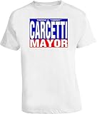 Generic Men's Women's Boy Girl Youth Carcetti zzss for zzss Mayor Shirt Round Neck Cotton Fashion T-Shirt Large