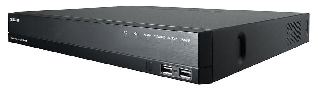 Hanwha Techwin SRN-472S 4 Channel 4CH NVR With PoE Switch 1TB HDD IP HD CCTV