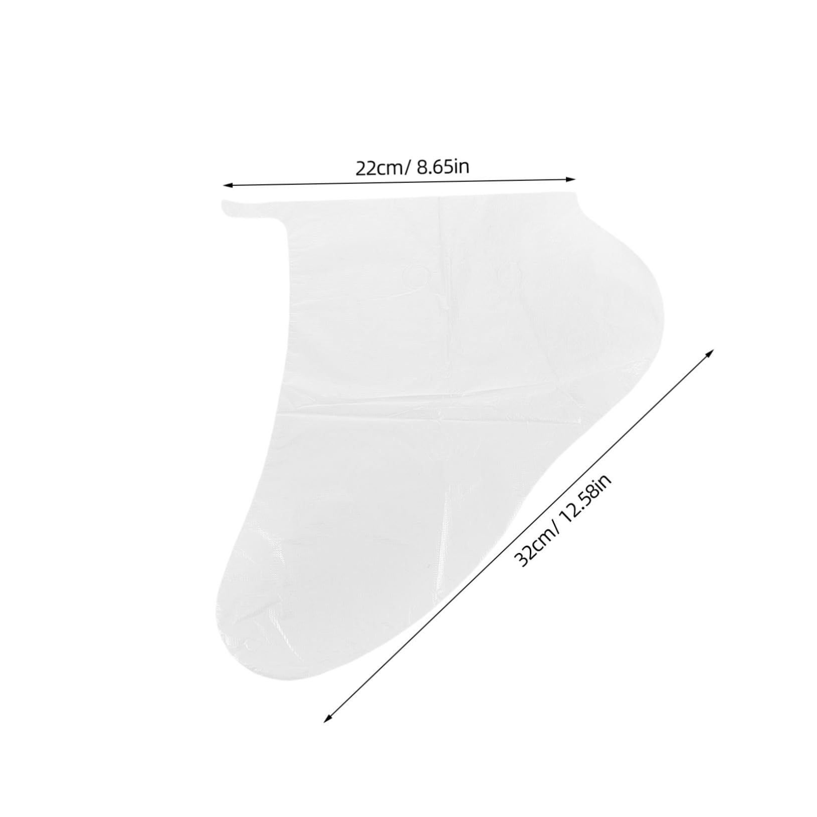FOYTOKI Pcs One Use Foot Soak Liners Disposable Foot Mask Covers for Bath Spa Nail Salon