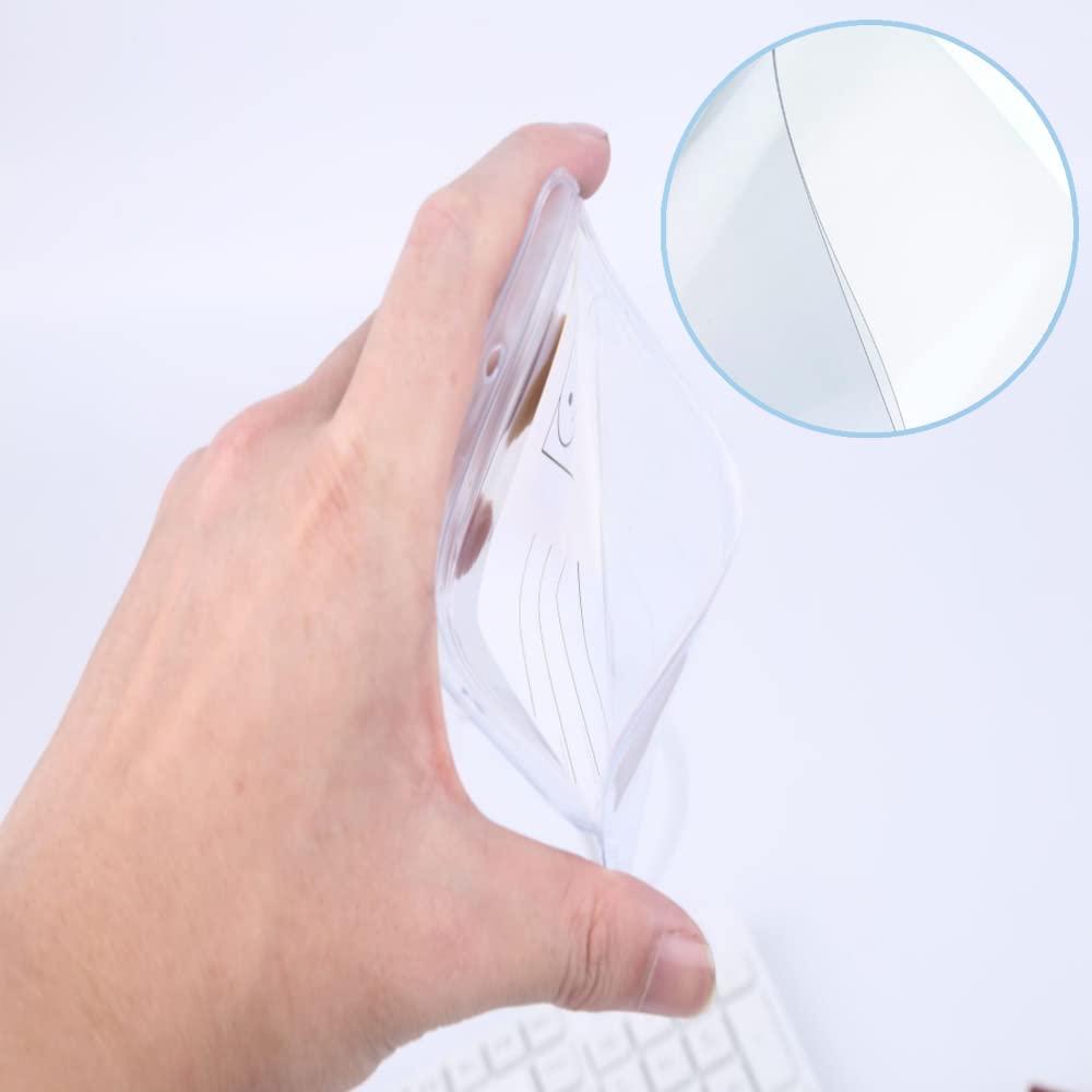 5 Piezas Funda de Tarjeta, Tarjetero Transparentes Impermeables, de Tarjeta de Crédito, Titular de la Insignia, ID de Plástico