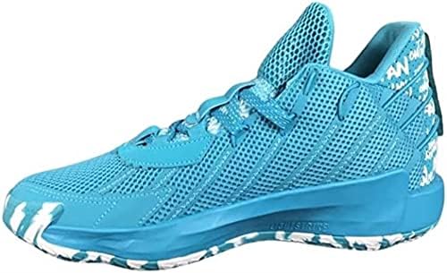 adidas Men's Dame 7 Low Basketball Shoes, Teal US 14.5 | Image 1