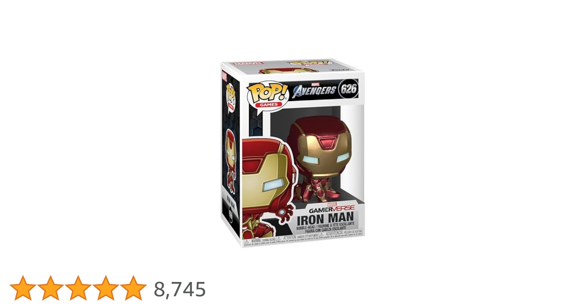 Amazon.co.jp: FUNKO POP! MARVEL: Avengers Game - Iron Man