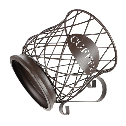 Accessoire pratique et décoratif café panier métal marron - 8