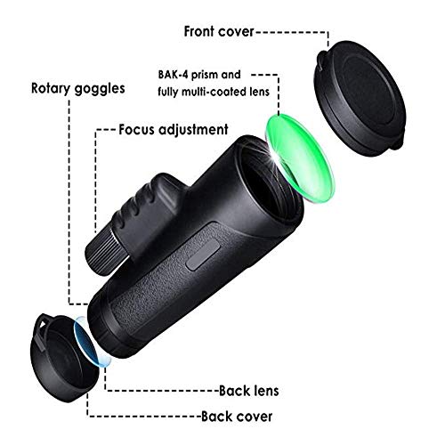 Telescopio Ultra HD 25 – 75 X 70, Doppia Messa A Fuoco, Impermeabile, Obiettivo FMC, Prisma BAK4 Con Custodia Per Il Trasporto, Treppiede Per - 3