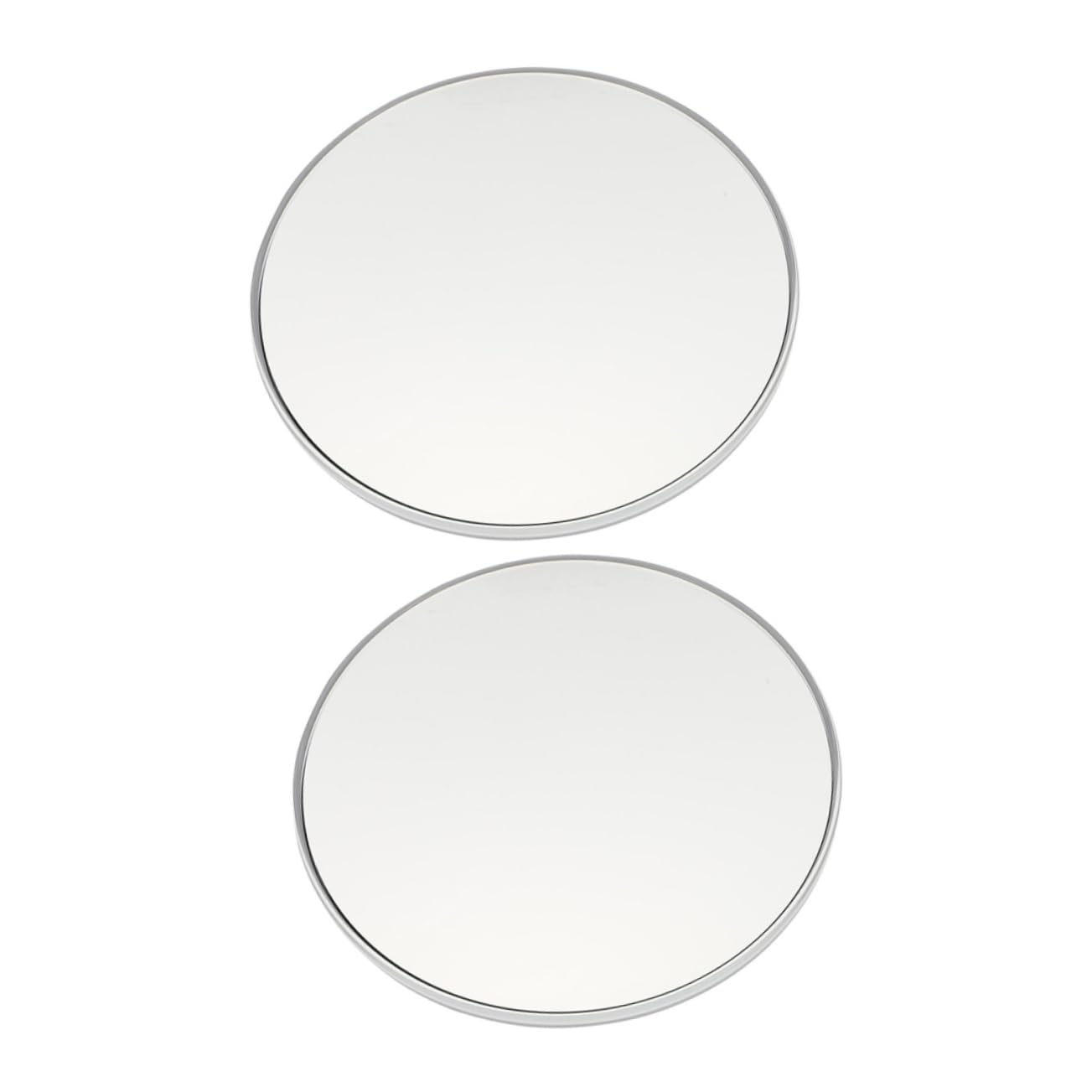 Miroir à Ventouse Grossissant X20, Lot de 2, Blanc