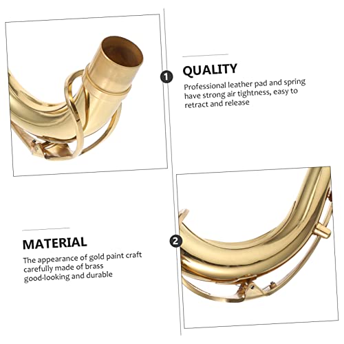 image for KJHBV Saxophone Bending Neck 1pc Sax Saxophone Saxophone Accessories M
