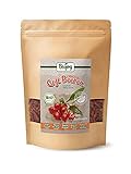 Biojoy Bayas de Goji secas orgánicas (500 gr), sin azufre y azúcar, Lycium barbarum