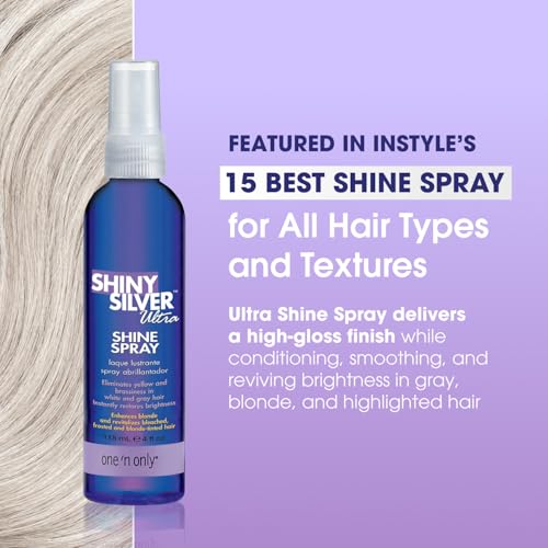 One 'N Only Shiny Silver Duo – Spray y Shampoo miniatura 6