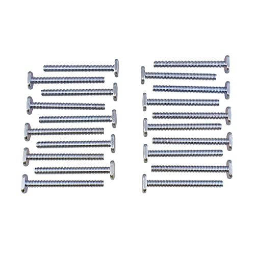 DCT Tee Bolt Set – 20 Pack 2-1/2in T Bolts for Woodworking, T Track Bolts Jig Bolts, 1/4in 20 Thread T Bolt