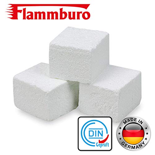 FLAMMBURO 1152 Stück Anzündwürfel Paraffin (24x48 Würfel) vom Deutschen Hersteller, Grillanzünder, Kaminanzünder… - Image 3