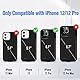 HUOBAO Akkuhülle für iPhone 12/12Pro, [5000mAh] Zusatzakku Ladehülle Akku hülle Handyhülle, Akku Battery Case Powerbank Hülle für iPhone 12/12Pro, Ultradünn und Tragbar Akku Case [6,1 Zoll]
