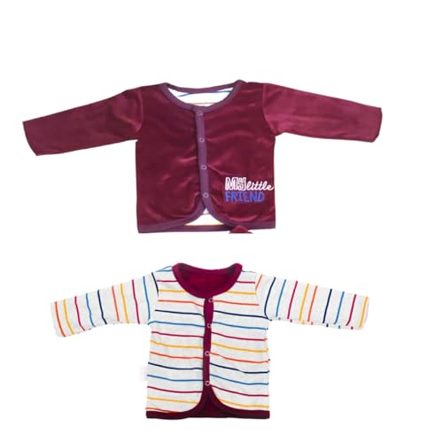 Image of REVOLTEK Baby Long Sleeve Winter swetashirt hoodie coat warm pants Dress snowsuit Sleep Suit for Boys and Girls Pack of1