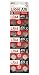 GI LR44 A76 AG13 1.5 Volt Alkaline Button Cell Batteries for Watches Clocks Remotes Games Controllers Toys & Electronic Devices (10)