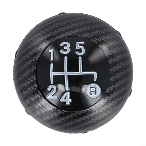 Volakebeing 2007 2018 pour Fiat pour 500 pour 500C - Soufflet de levier de vitesse de voiture et housse de frein à main (fibre de carbone)