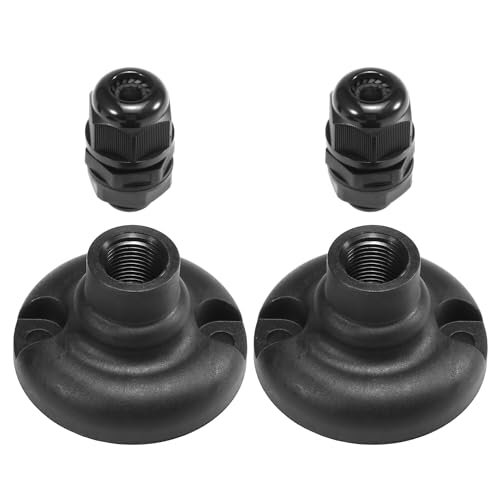 1 par kit de hardware base de montagem de dossel de caiaque para barco canoa toldo guarda-sol