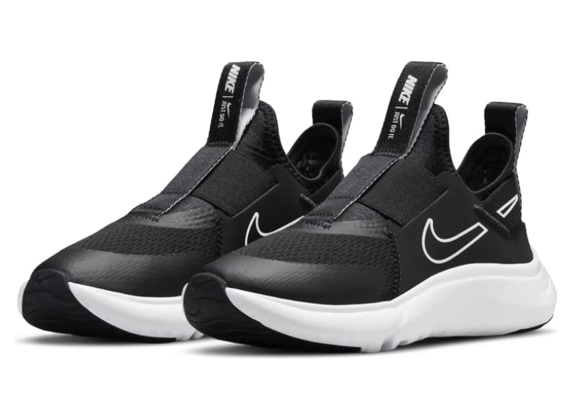 Nike Flex Plus Kids Casual Running Shoe Black/White2
