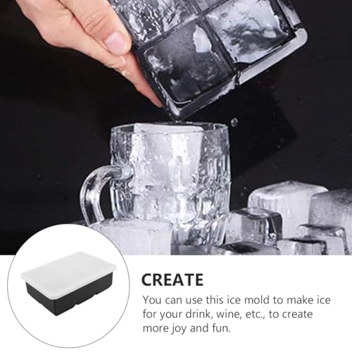 Bandeja para cubitos de hielo de silicona con tapa miniatura 6