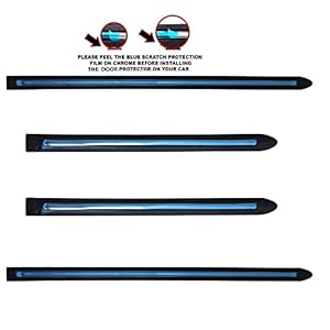 CARIZO Side Beading Chrome Plated Black for Mahindra Logan