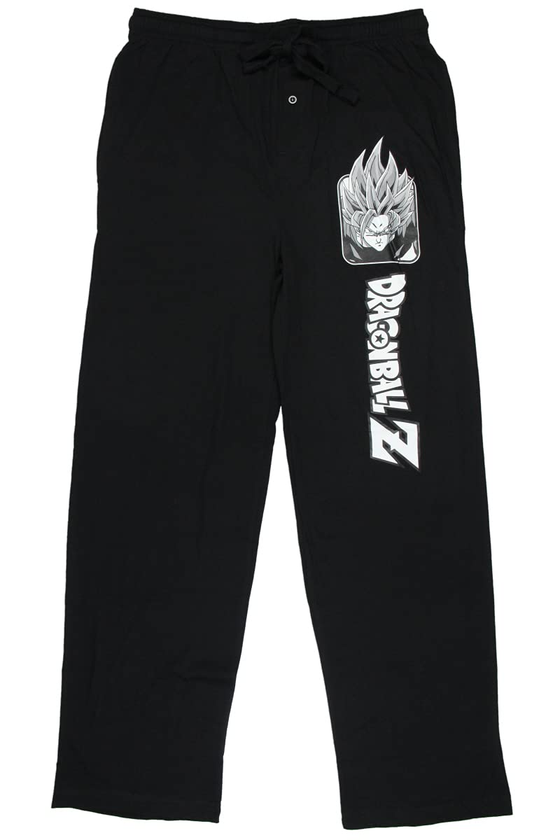 Dragon Ball Z Men s Vegeta Character Logo Adult Lounge Pajama Pants 