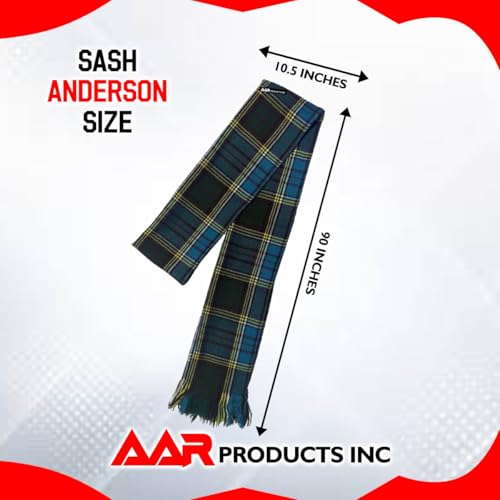 Image of AAR Womens Tartan Clan Sashes Ladies Brooch Scottish Highland - 90 x 10.5 Inches