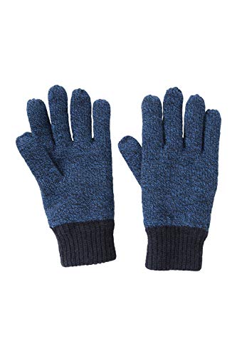 Preisvergleich Produktbild Mountain Warehouse Thinsulate Melange Kinder-Handschuhe, Für Winter Marineblau S-M