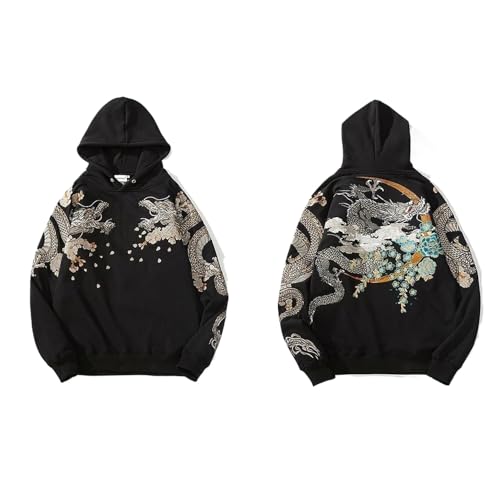 Sweat à capuche Hip Hop homme Harajuku vêtement streetwear ample