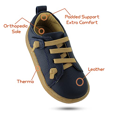 Image of RapRap Boys Toddlers and Little Kids Loafers%100 Leather Kids Shoes for Boys - Toddler for Boys Dress Shoes Padded Support Extra Comfort and Thermo Sole