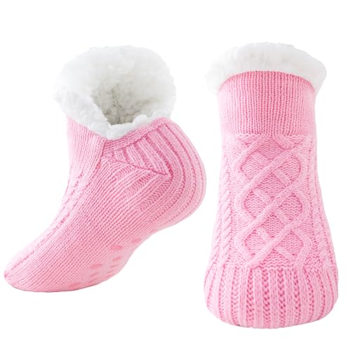 Niorasen Kuschelsocken Damen Herren, Dicke Flauschige Socken mit...
