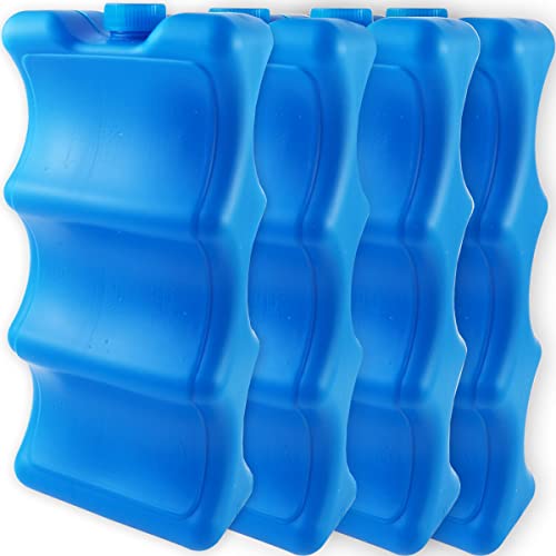 Image of GXXMEI 4PCS Reusable Ice Packs for Breastmilk Storage, Bottle Ice Packs for Breastfeeding Working Mom