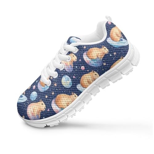 Yzaoxia Athletic Running Shoes for Girls Walking Sneakers Lace Up Shoes for Kids Size 11-Size 53