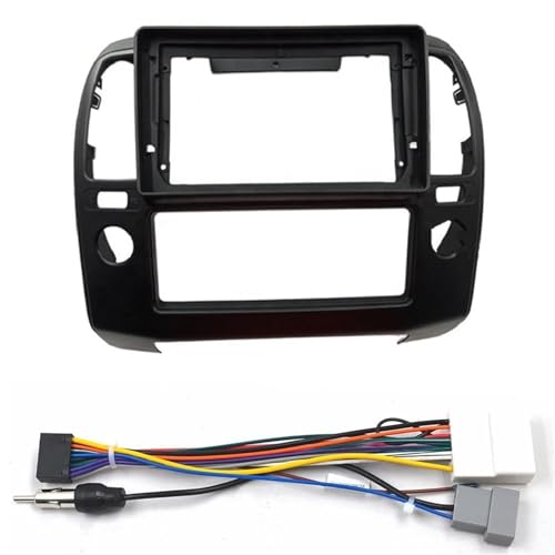 Juego De Panel Radio Fascias De Radio Coche 9 Pulgadas para Nissan para Navara D40 2006 12 Principal Estéreo MP5 GPS Reproductor Vídeo 2 DIN Panel Marco Tablero
