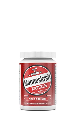 Preisvergleich Produktbild maskelmän Manneskraft - Maca-Arginin-Kapseln - 90 Kapseln - 74g
