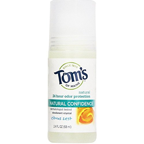Tom's of Maine Mineral Confidence Deodorant, Citrus Zest 2.40 oz (Pack of 3)