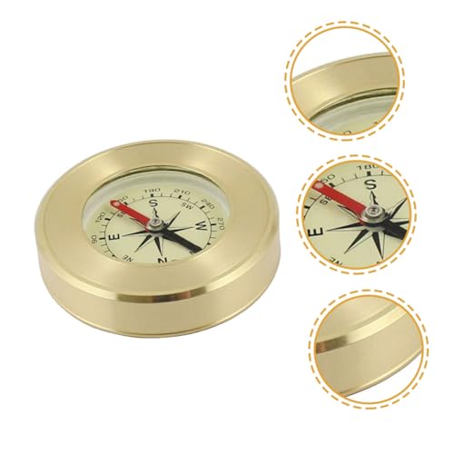 Brújula portátil de brass para senderismo estilo bolsillo miniatura 5