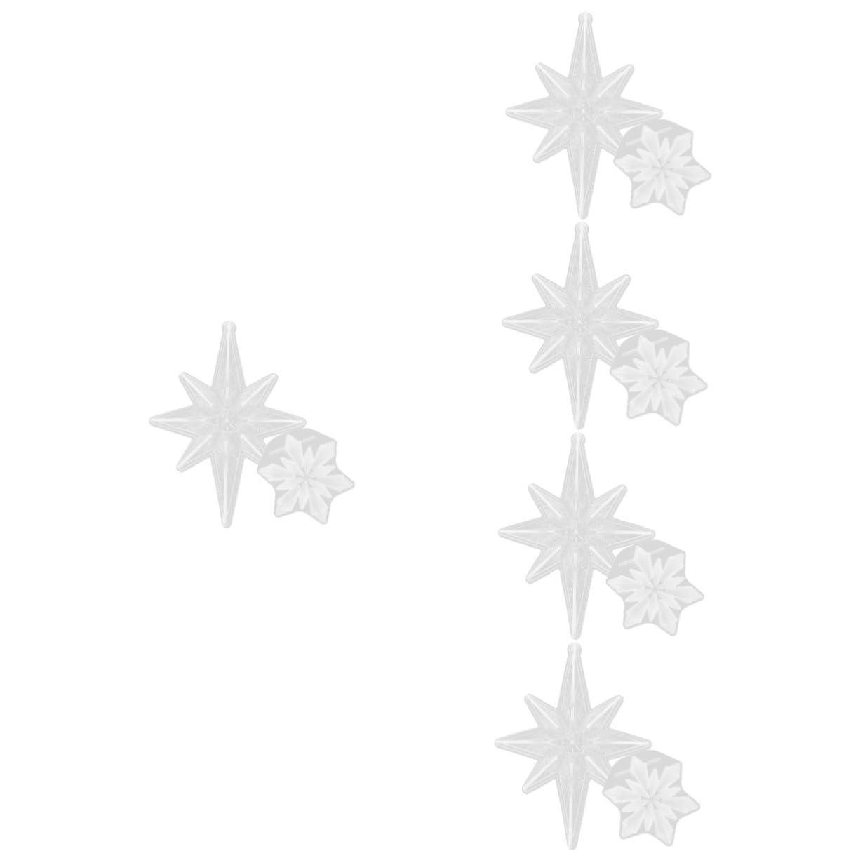 Didiseaon 10piezas Moldes De Silicona Para Para Decoraciones Navideñas Fácil Desmoldeo y Uso Seguro Para Para Adornos Personalizados