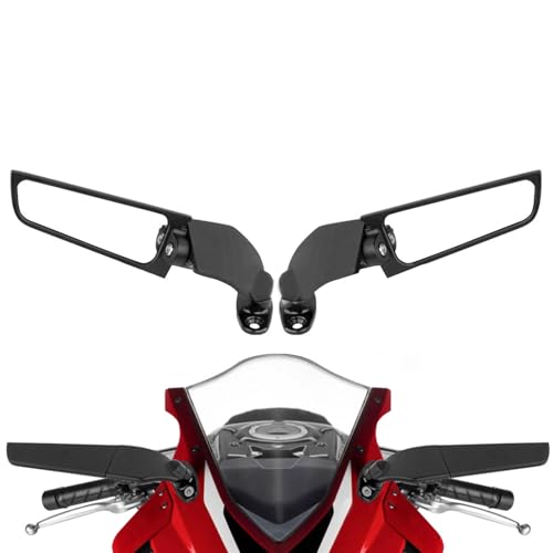 BIUGERCN rétroviseur de Moto rétroviseur latéral Rotatif Supersport 360 degrés rétroviseurs latéraux universels pour cbr650r cbr650 cbr500 cbr500 r f