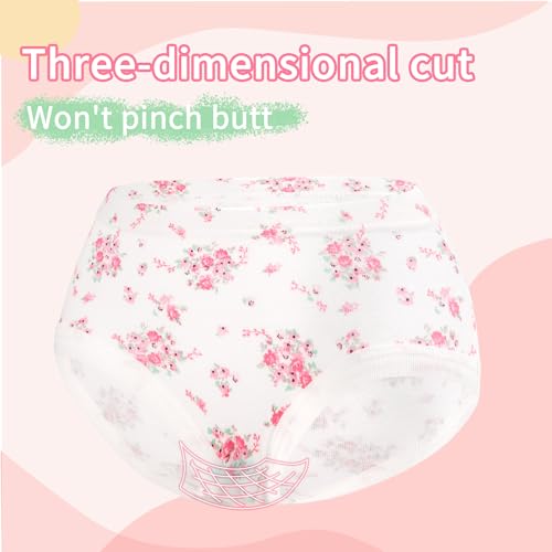 GRPSKCOS Girls Underwear, 6 Pack Toddler Kids Underwear 100% Cotton Panties for 2-8 Years Girls4
