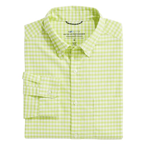 vineyard vines Men's On-The-go Lightweight Gingham Shirt2