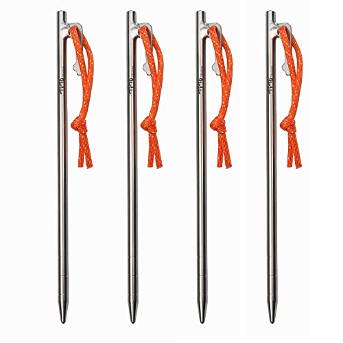 TiTo Titanium Tent Pegs Stakes Lightweight Snowfield...