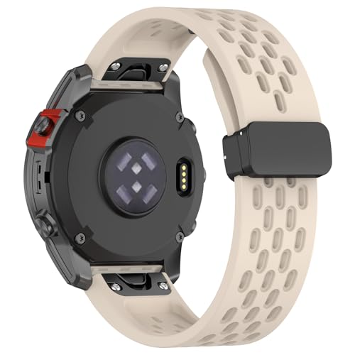Correa para Garmin Instinct 2X Solar 26mm beige miniatura 1