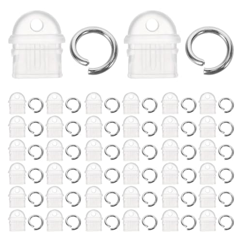 Tapones antipolvo USB-C flexibles TOGEVAL con anilla para móviles y portátiles pack de 100