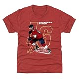 Aleksander Barkov Youth Shirt (Kids Shirt, 10-12Y Large, Tri Red) - Aleksander Barkov Offset D WHT