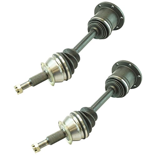 Image of TRQ Front Driver and Passenger Side CV Axle Assembly Set Compatible with 1997-1999 Dodge Dakota 1998-1999 Dodge Durango 4WD