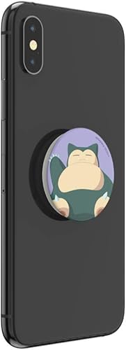 Miniatura 3 de PopSockets Agarre para teléfono con soporte expandible, Pokemon PopGrip - Snorlax Knocked