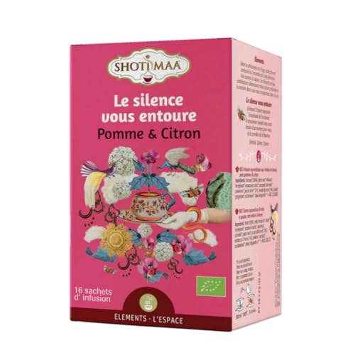 Bio-Kräutertee Die Stille umhüllt Sie – Beruhigende und erfrischende Wohlfühl-Infusion – Honeybush, Apfel und Zitrone – Ideal für den Abend