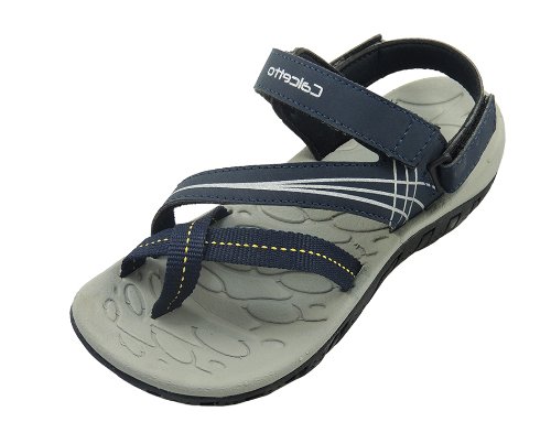 Navy Synthetic Sport Sandals 