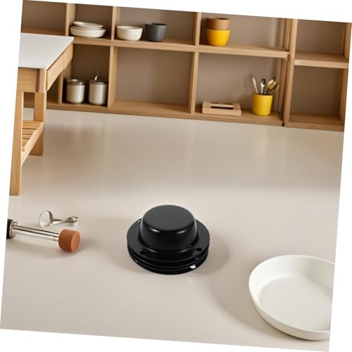Cache moyeu roue antipoussière robuste pour jante de remorque noire - 5