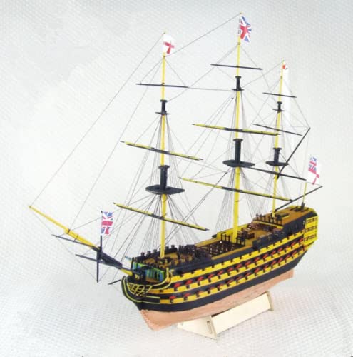 Binwat Schaal DIY Hobby Houten Scheepswetenschapsuitrusting Montage Model Boot Kits Zeilboot Kit Decor Speelgoed Cadeau (1:200)