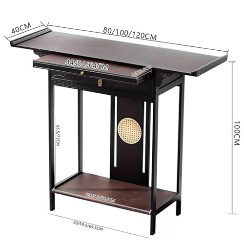 Décoration d'espace de méditation 120 cm avec cette table d'autel bouddhiste en bambou - 3