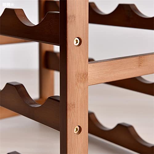 Soporte para botellas de vino de madera Acacia miniatura 4